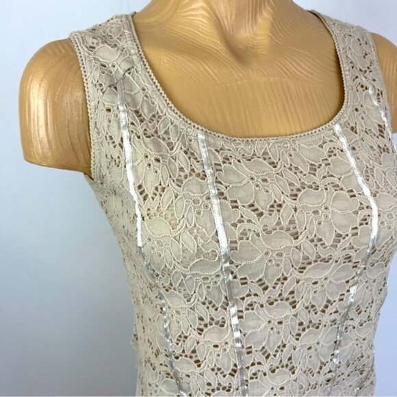 Y2K tribal lace corset style tank - Picture 2 of 9